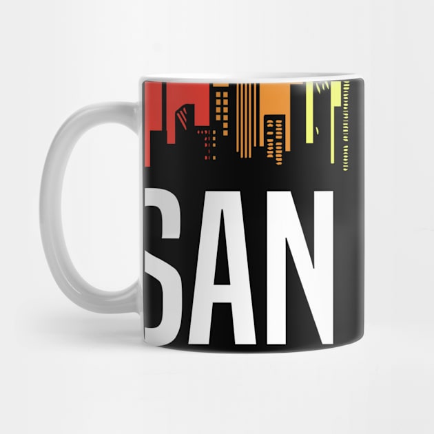 The Love For My City San Jose Great Gift For Everyone Who Likes This Place. by gdimido